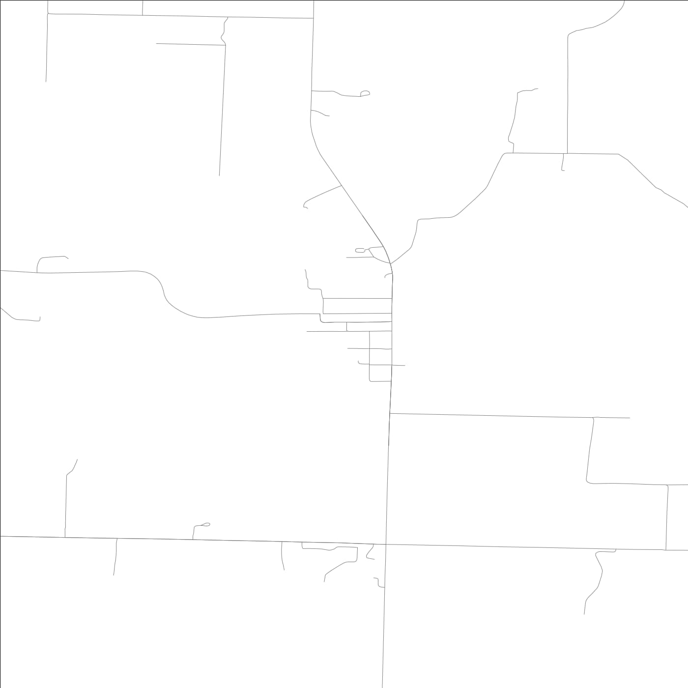 ROAD MAP OF CAMDEN, ILLINOIS BY MAPBAKES