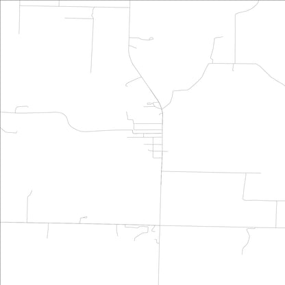 ROAD MAP OF CAMDEN, ILLINOIS BY MAPBAKES