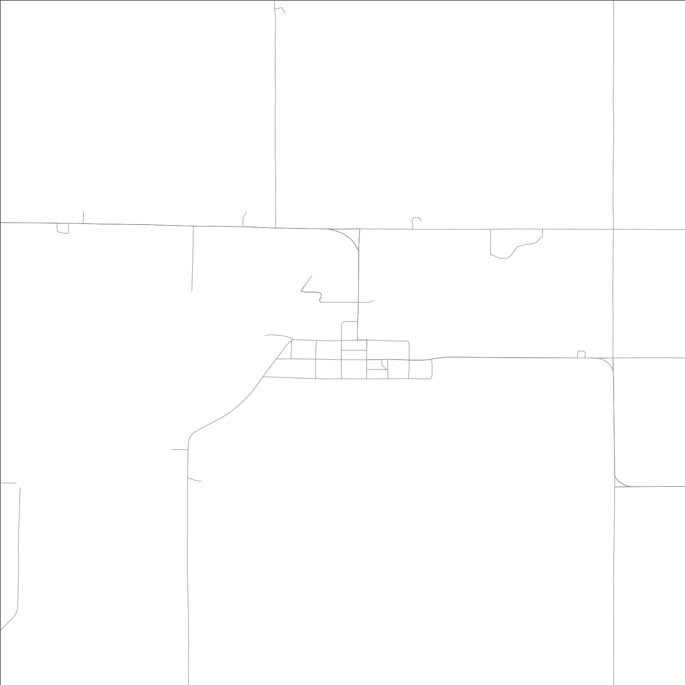 ROAD MAP OF CONWAY, LOWA BY MAPBAKES