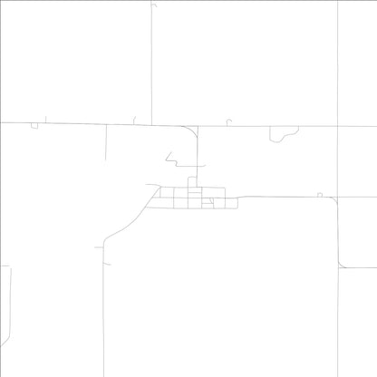 ROAD MAP OF CONWAY, LOWA BY MAPBAKES