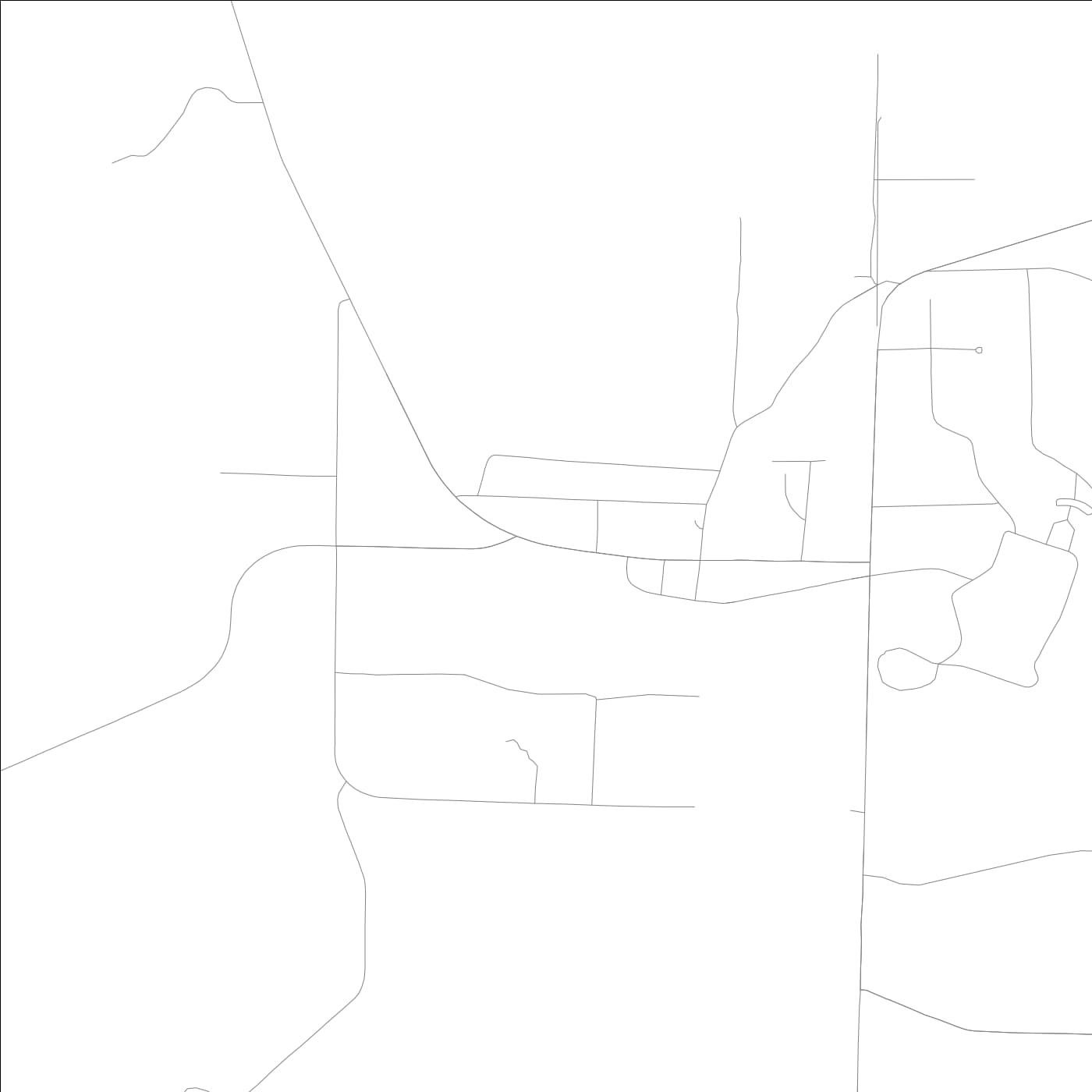 ROAD MAP OF ANDERSONVILLE, GEORGIA BY MAPBAKES