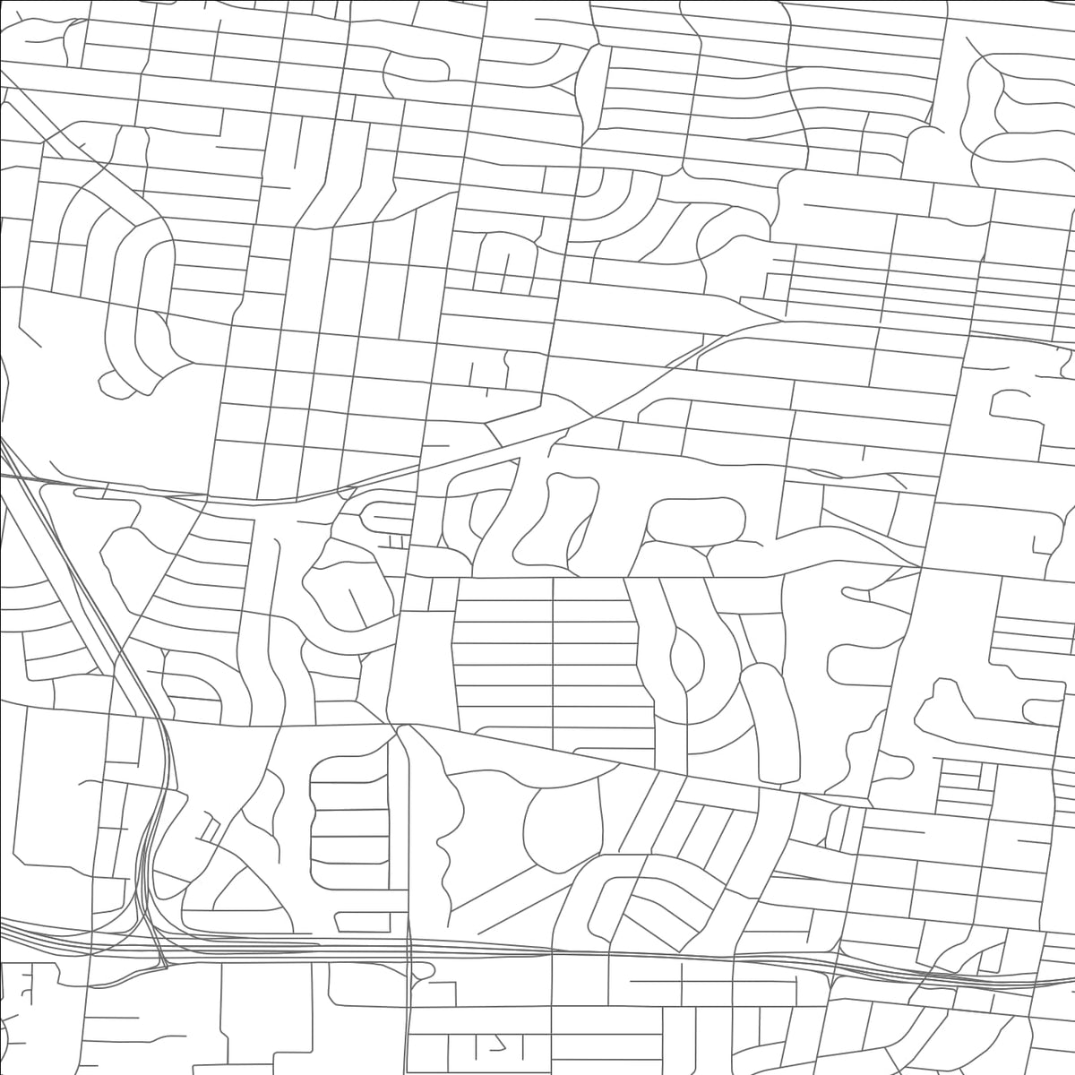ROAD MAP OF CLAYTON, MISSOURI BY MAPBAKES