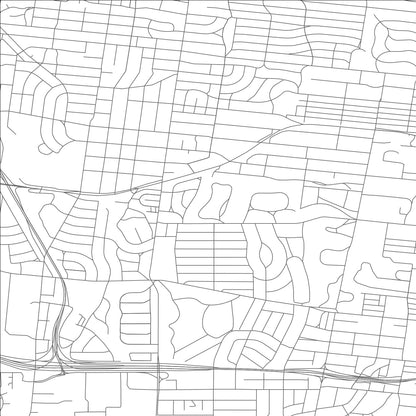 ROAD MAP OF CLAYTON, MISSOURI BY MAPBAKES