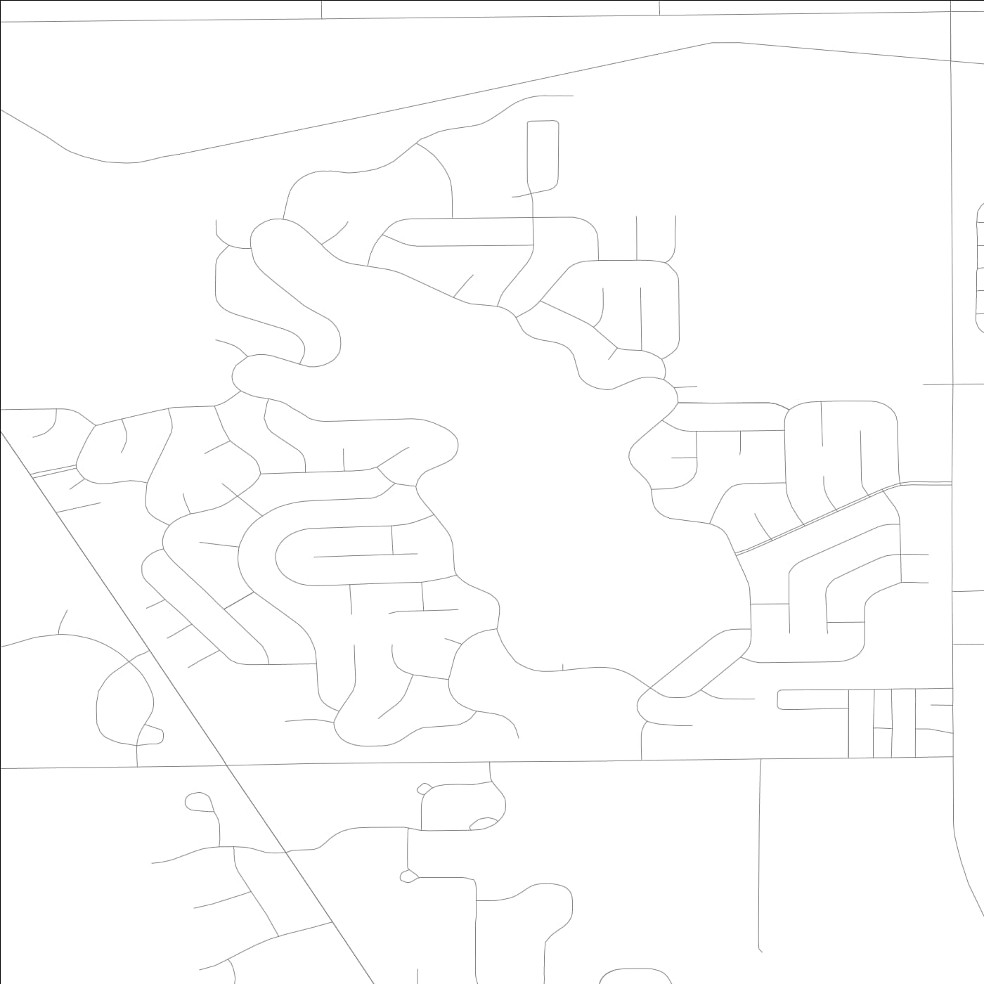 ROAD MAP OF CANDLEWICK LAKE, ILLINOIS BY MAPBAKES