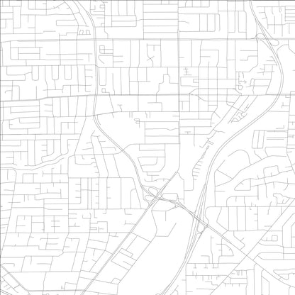 ROAD MAP OF CAMPBELL, CALIFORNIA BY MAPBAKES