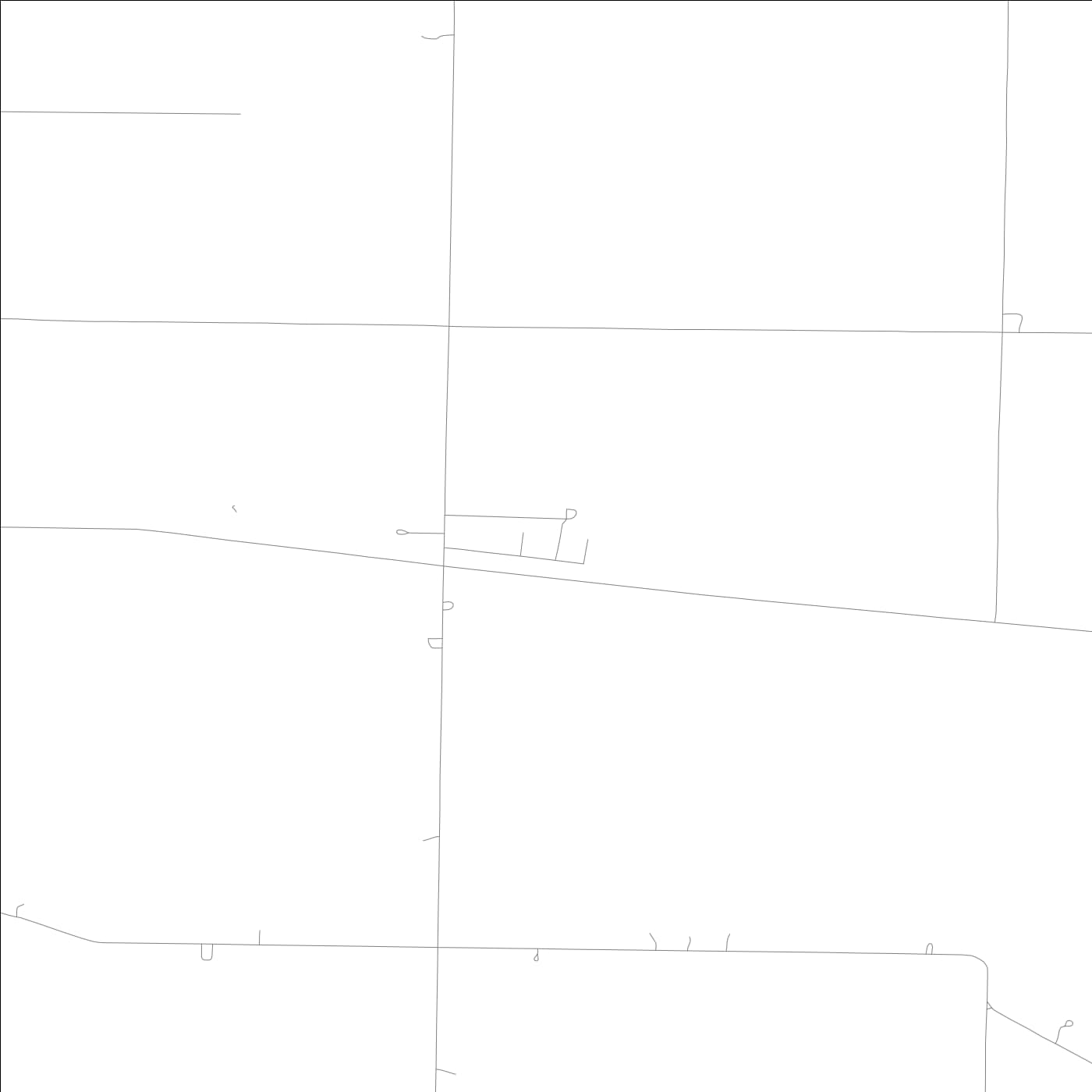 ROAD MAP OF COTTER, LOWA BY MAPBAKES