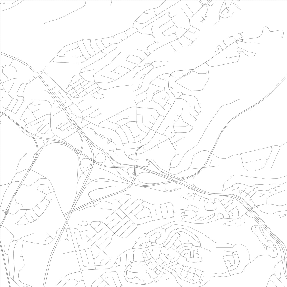 ROAD MAP OF HALAWA, HAWAII BY MAPBAKES