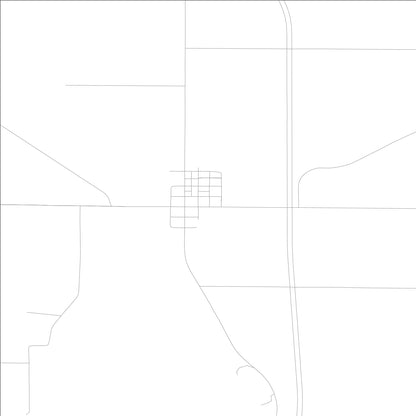 ROAD MAP OF CRAWFORDSVILLE, LOWA BY MAPBAKES