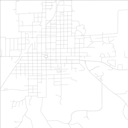 ROAD MAP OF CARLINVILLE, ILLINOIS BY MAPBAKES