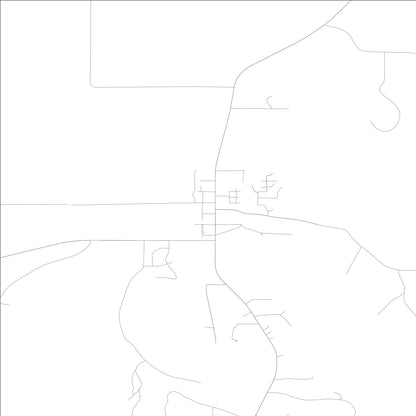 ROAD MAP OF CRESCENT, LOWA BY MAPBAKES