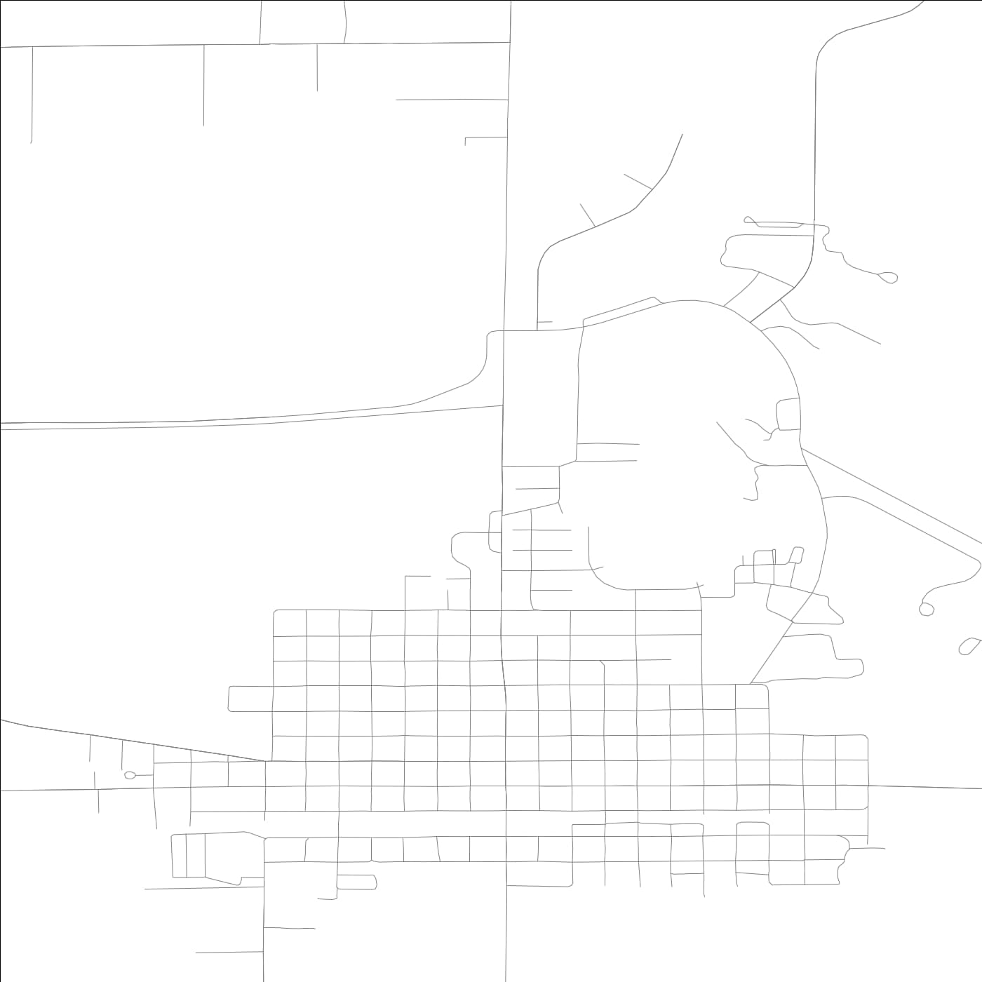 ROAD MAP OF CARLYLE, ILLINOIS BY MAPBAKES