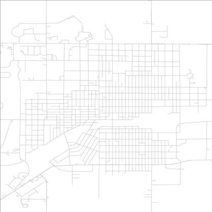 ROAD MAP OF CRESTON, LOWA BY MAPBAKES