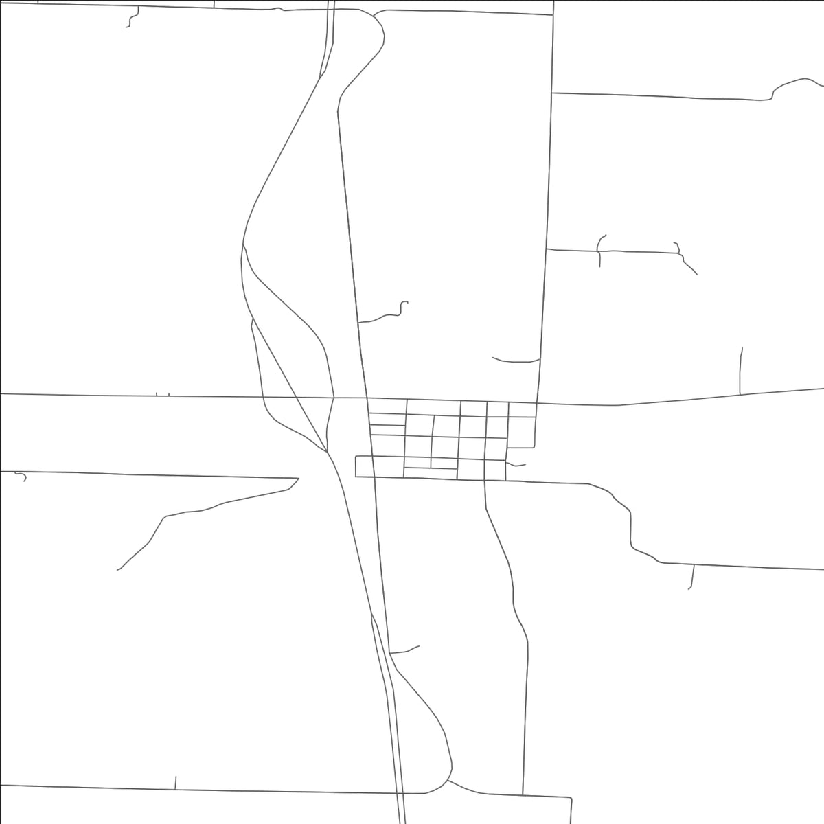 ROAD MAP OF COLLINS, MISSOURI BY MAPBAKES