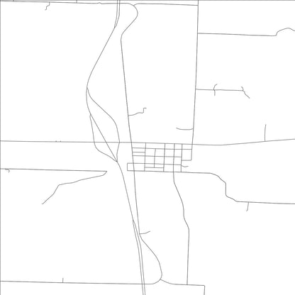 ROAD MAP OF COLLINS, MISSOURI BY MAPBAKES