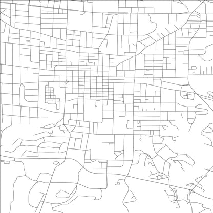 ROAD MAP OF COLUMBIA, MISSOURI BY MAPBAKES