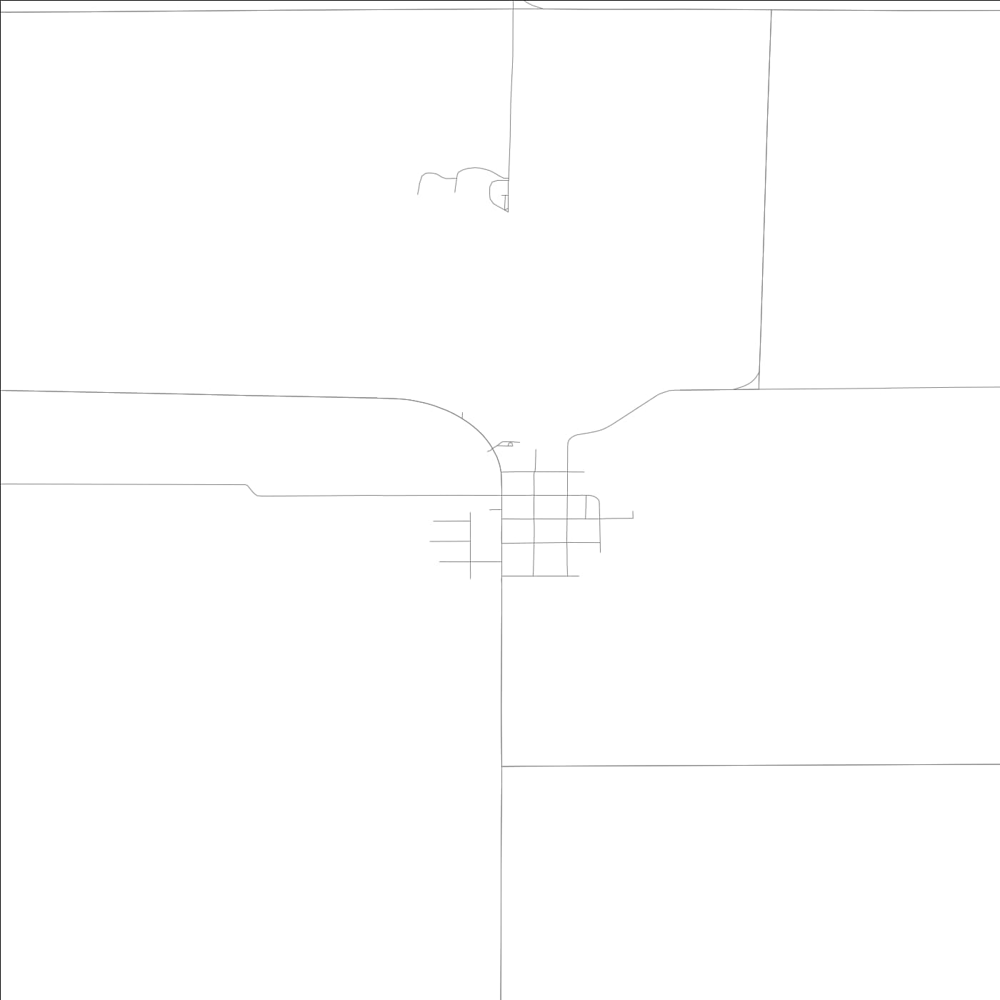 ROAD MAP OF CRYSTAL LAKE, LOWA BY MAPBAKES