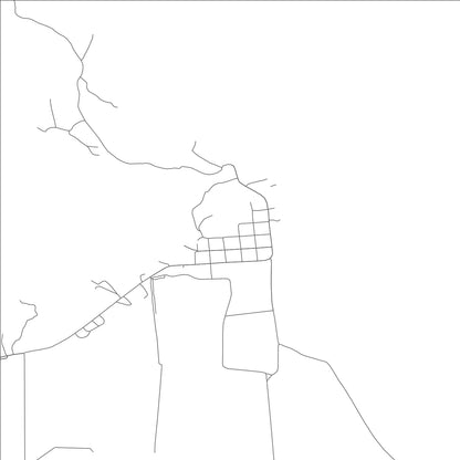 ROAD MAP OF COMMERCE, MISSOURI BY MAPBAKES