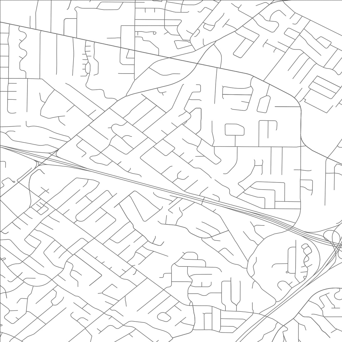 ROAD MAP OF CONCORD, MISSOURI BY MAPBAKES