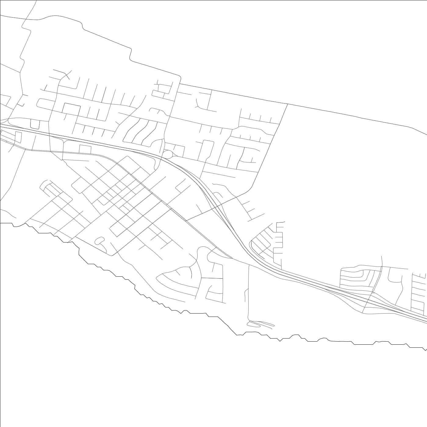 ROAD MAP OF CARPINTERIA, CALIFORNIA BY MAPBAKES