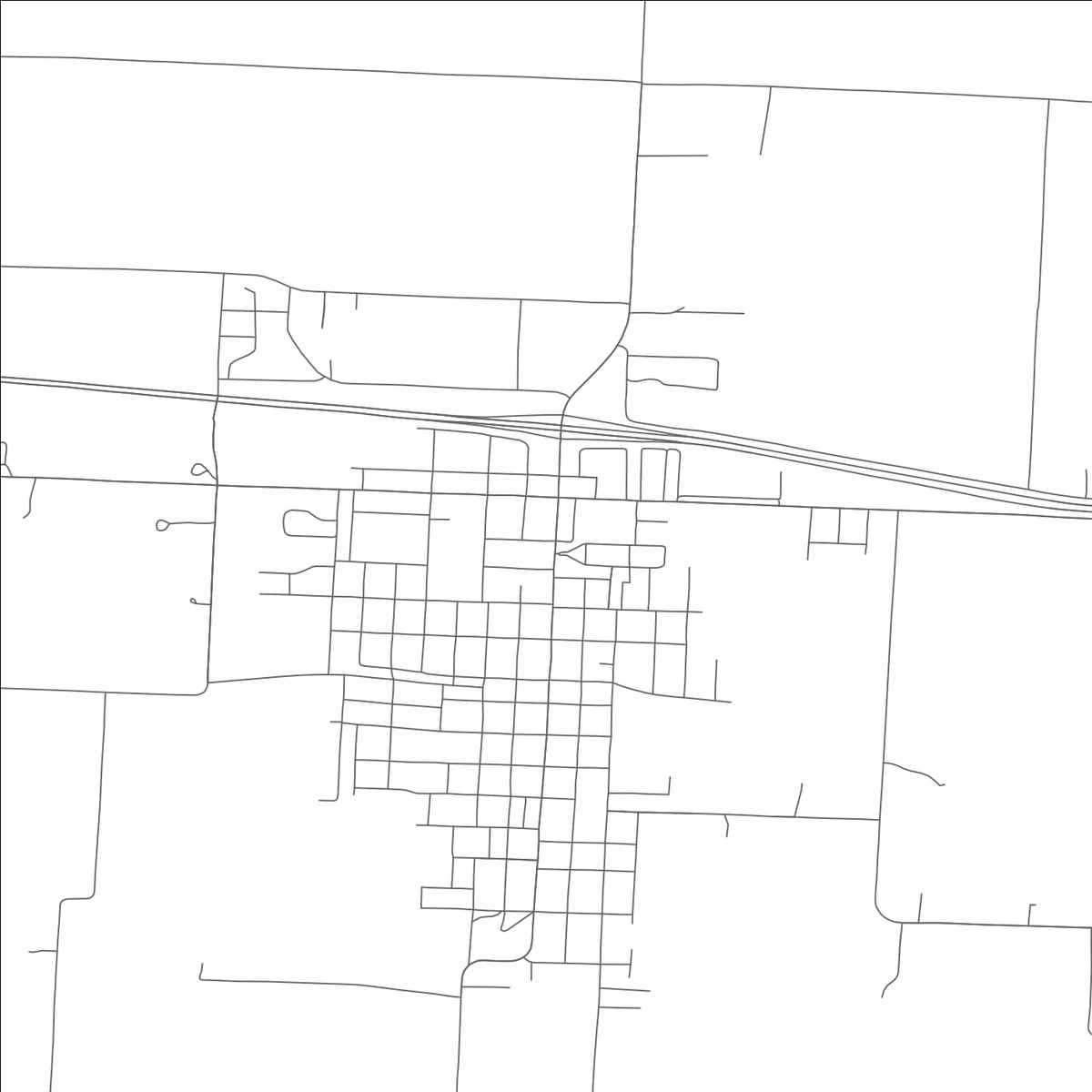 ROAD MAP OF CONCORDIA, MISSOURI BY MAPBAKES