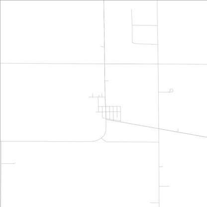 ROAD MAP OF CYLINDER, LOWA BY MAPBAKES