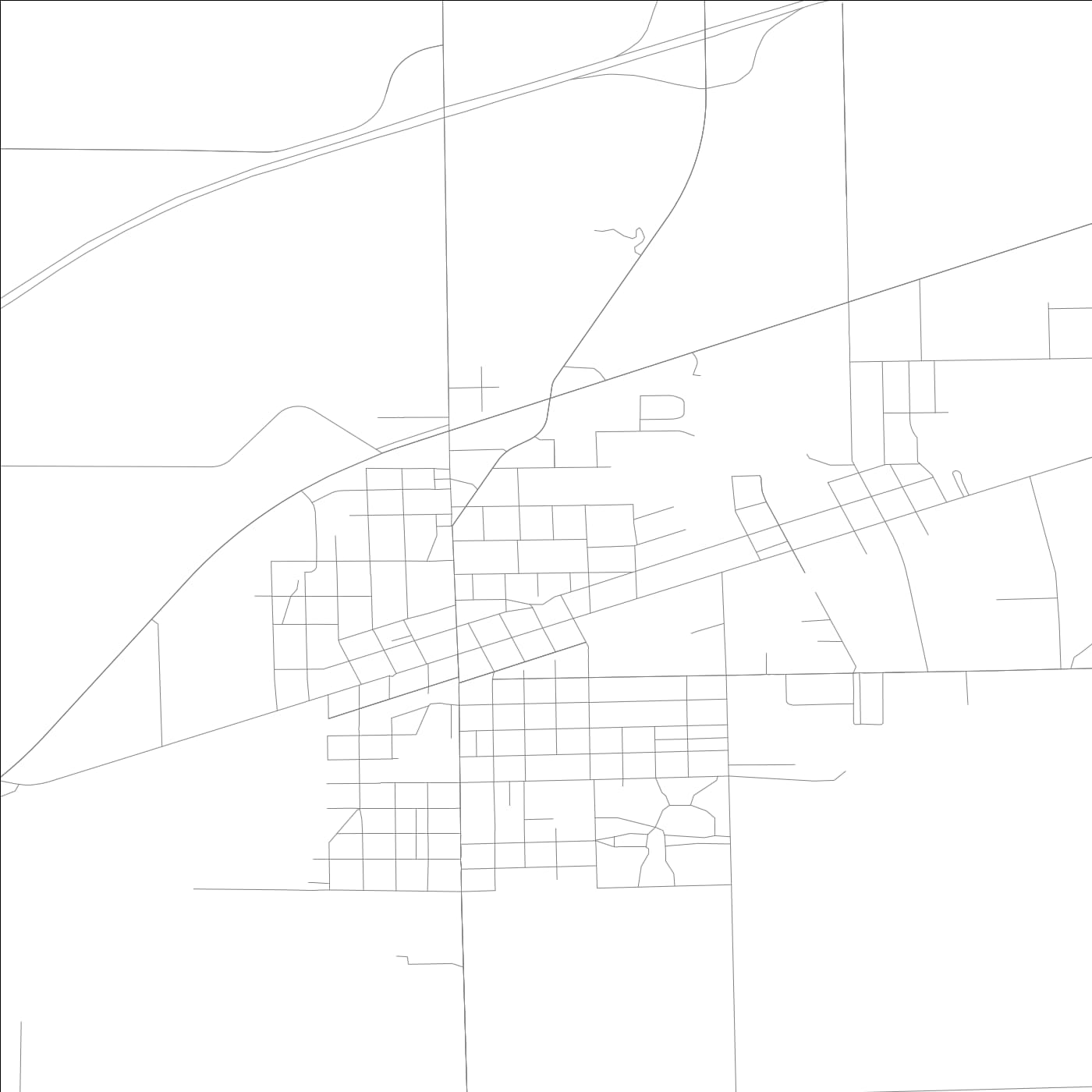 ROAD MAP OF CASEY, ILLINOIS BY MAPBAKES