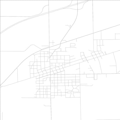 ROAD MAP OF CASEY, ILLINOIS BY MAPBAKES