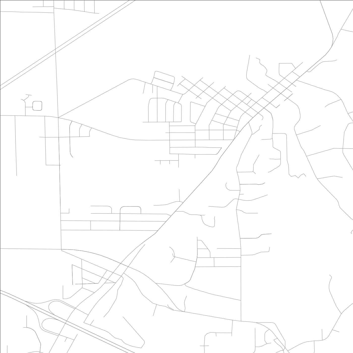 ROAD MAP OF CASEYVILLE, ILLINOIS BY MAPBAKES