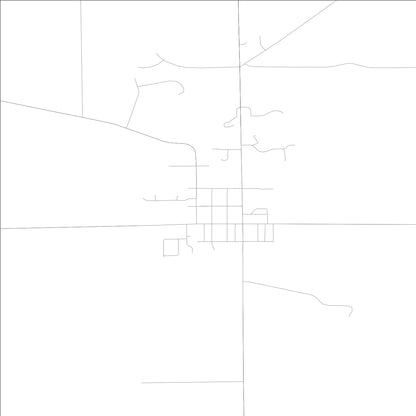 ROAD MAP OF CEDARVILLE, ILLINOIS BY MAPBAKES