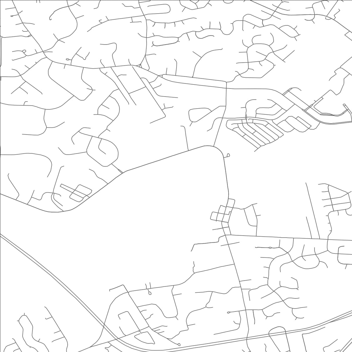ROAD MAP OF COTTLEVILLE, MISSOURI BY MAPBAKES
