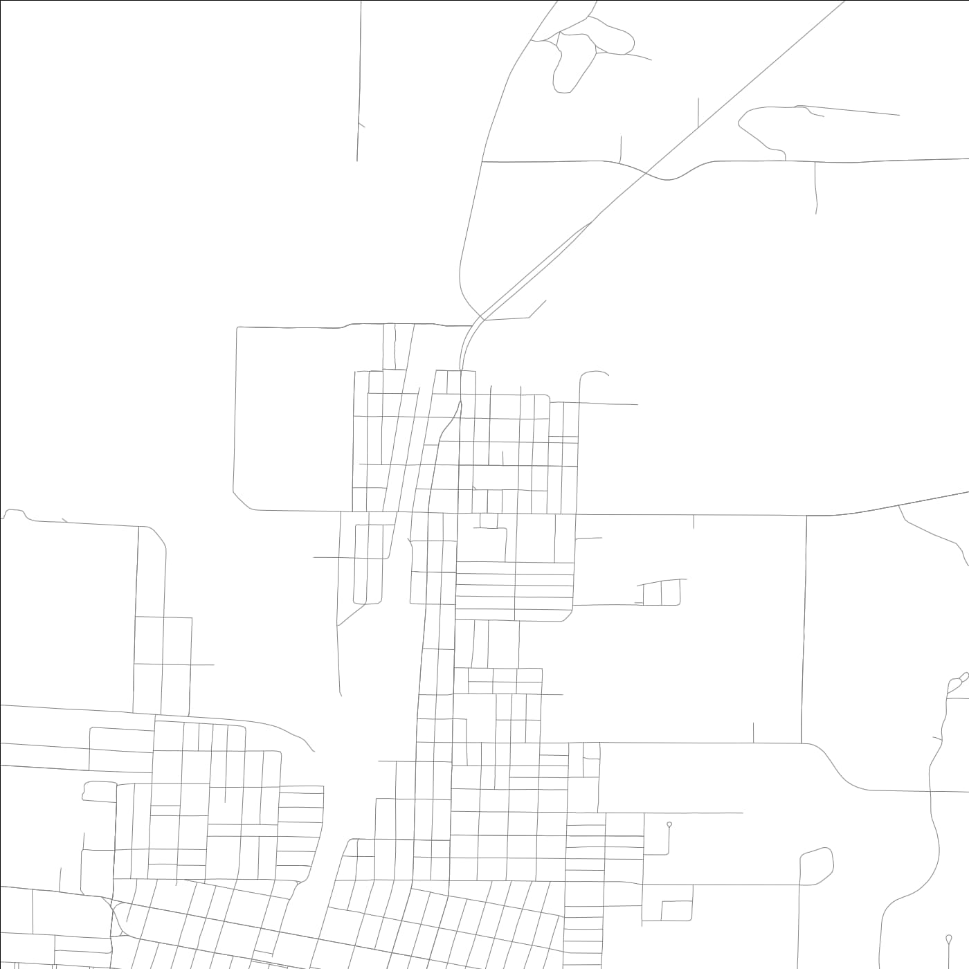 ROAD MAP OF CENTRAL CITY, ILLINOIS BY MAPBAKES