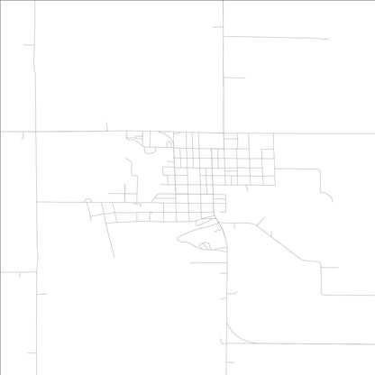 ROAD MAP OF DAYTON, LOWA BY MAPBAKES