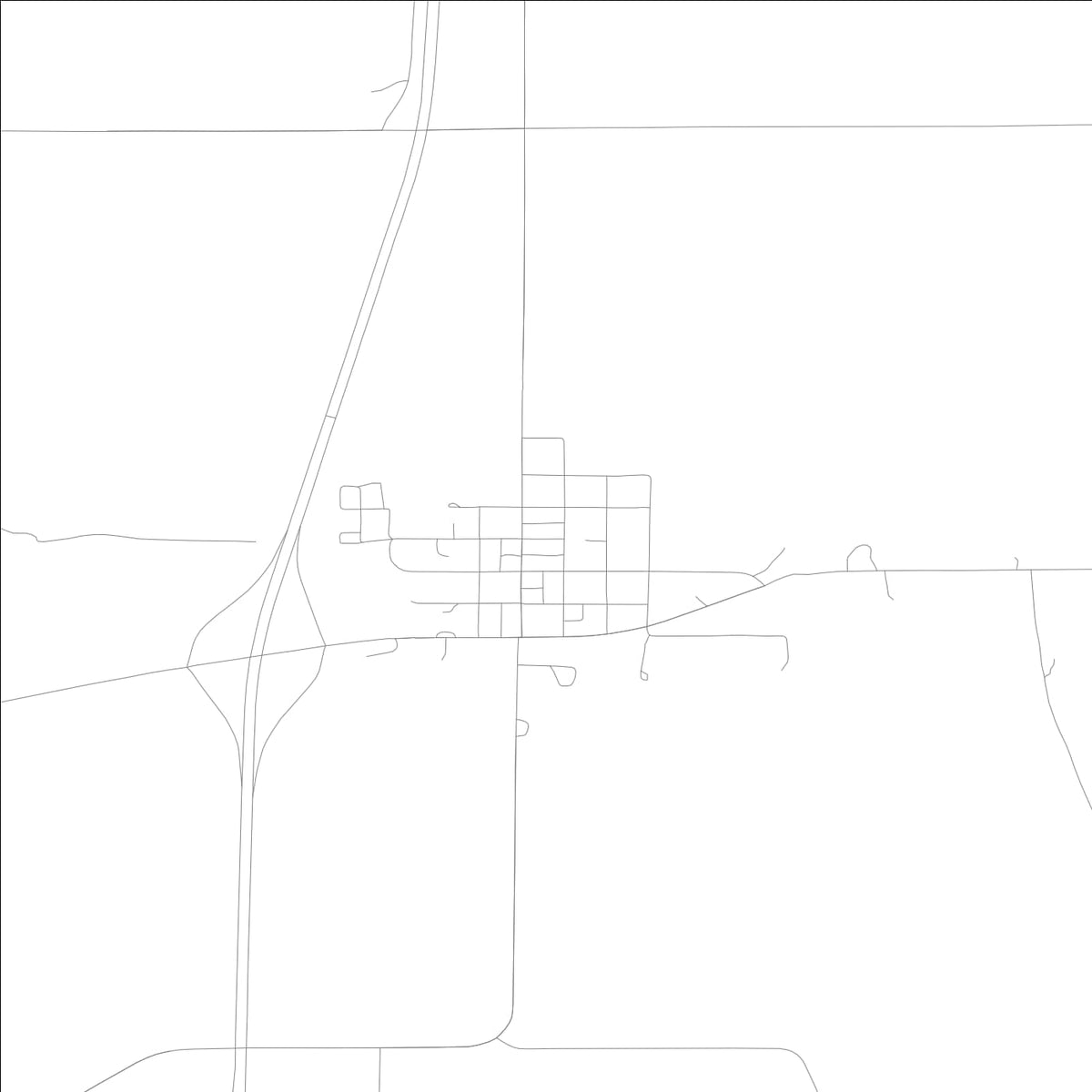 ROAD MAP OF DECATUR CITY, LOWA BY MAPBAKES