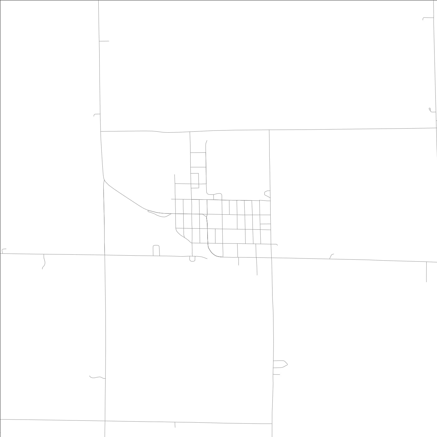 ROAD MAP OF CHADWICK, ILLINOIS BY MAPBAKES