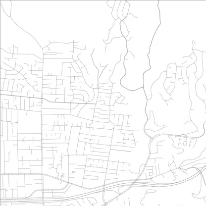 ROAD MAP OF CASTRO VALLEY, CALIFORNIA BY MAPBAKES