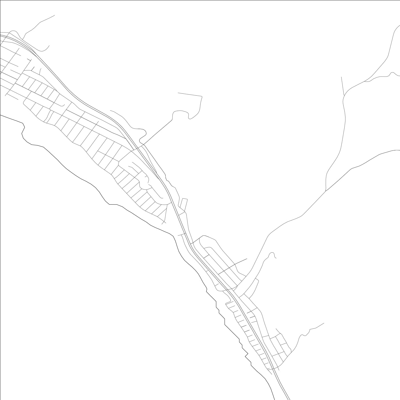 ROAD MAP OF CAYUCOS, CALIFORNIA BY MAPBAKES