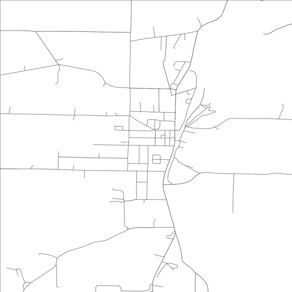 ROAD MAP OF CROCKER, MISSOURI BY MAPBAKES