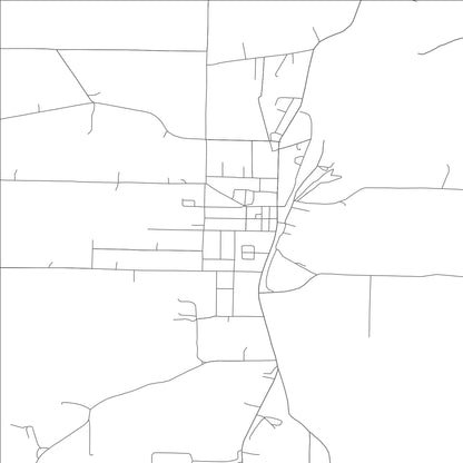 ROAD MAP OF CROCKER, MISSOURI BY MAPBAKES