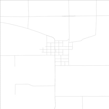 ROAD MAP OF DELTA, LOWA BY MAPBAKES