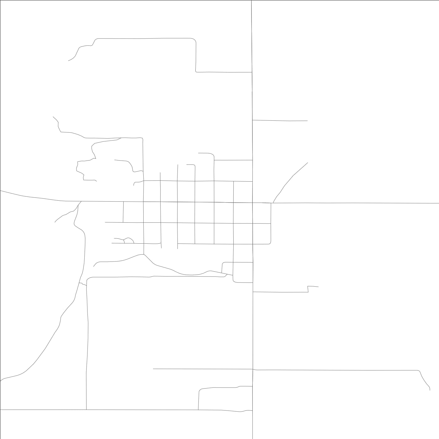 ROAD MAP OF CEDARVILLE, CALIFORNIA BY MAPBAKES