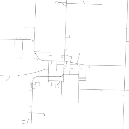 ROAD MAP OF DADEVILLE, MISSOURI BY MAPBAKES