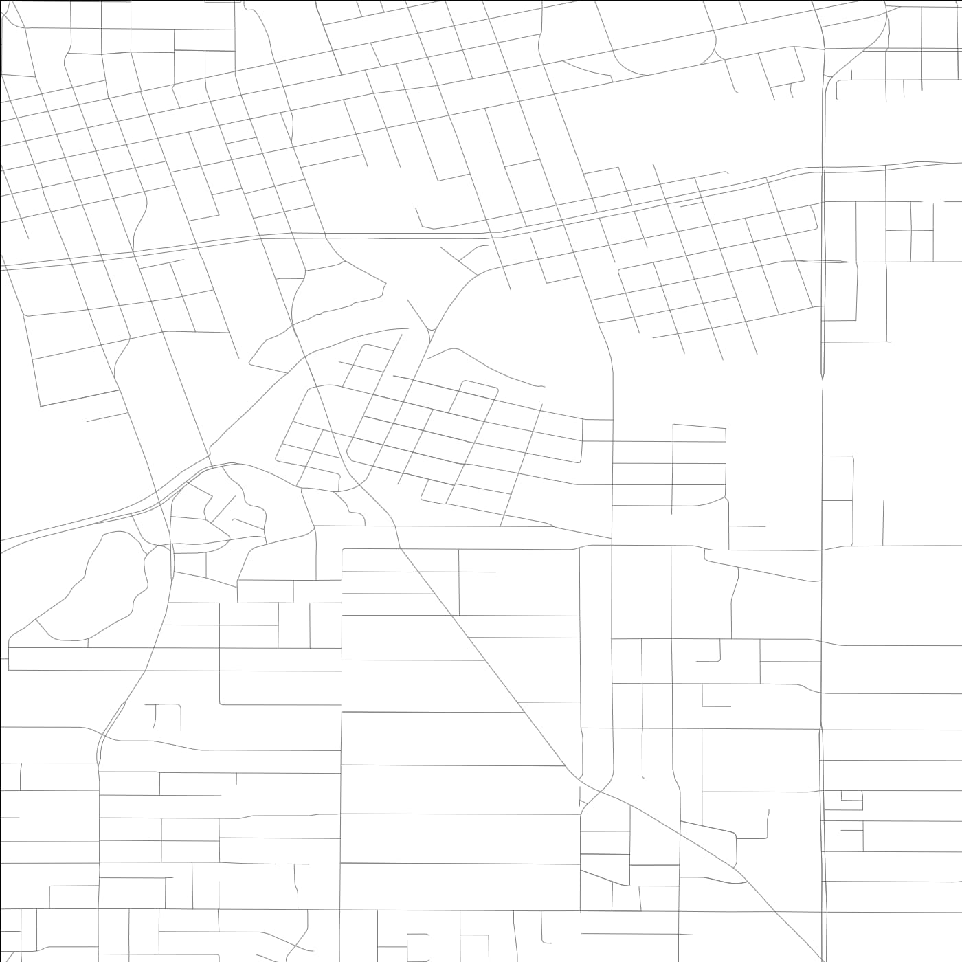 ROAD MAP OF DES MOINES, LOWA BY MAPBAKES