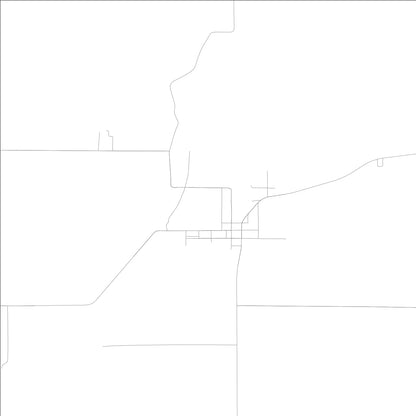 ROAD MAP OF CHESTERFIELD, ILLINOIS BY MAPBAKES