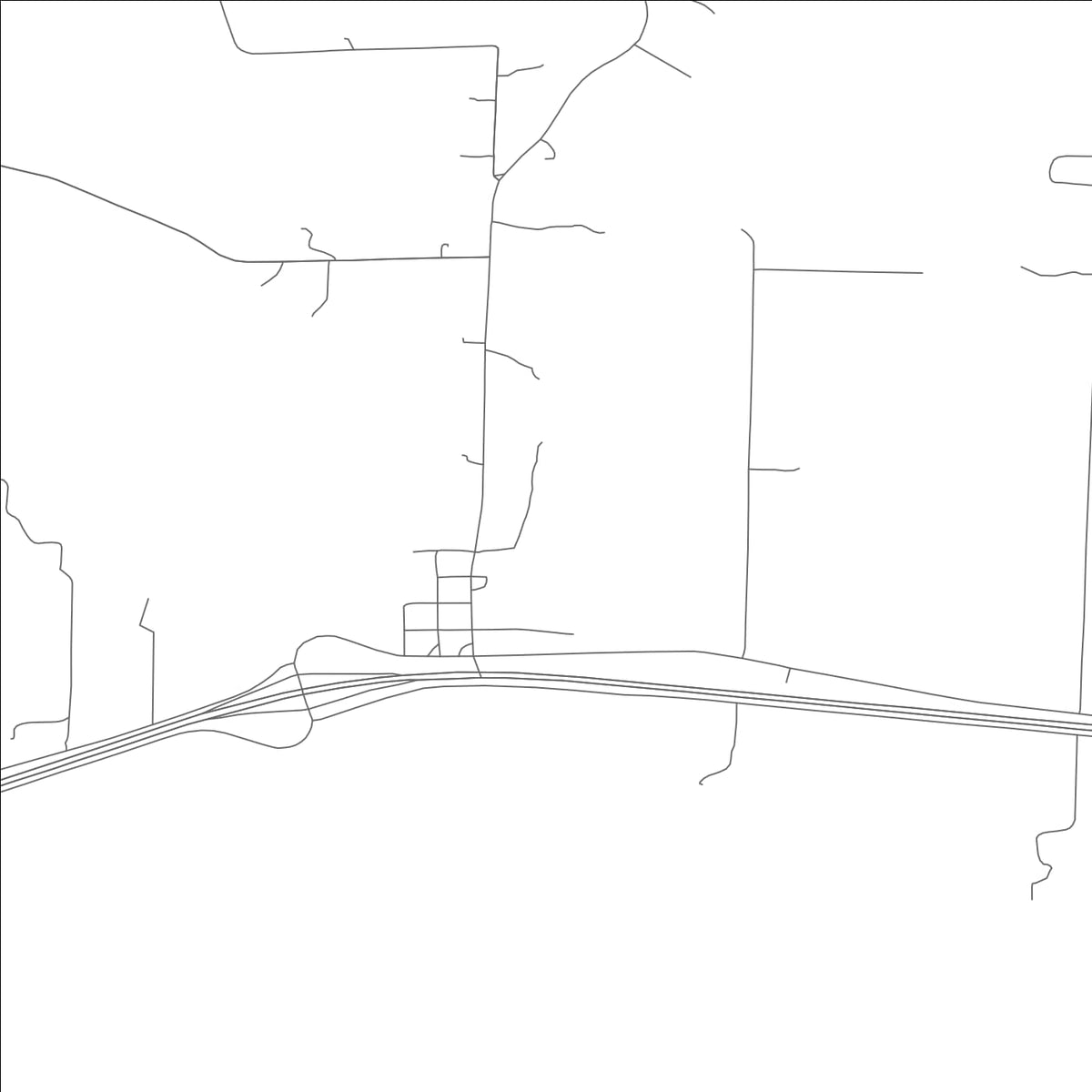 ROAD MAP OF DANVILLE, MISSOURI BY MAPBAKES