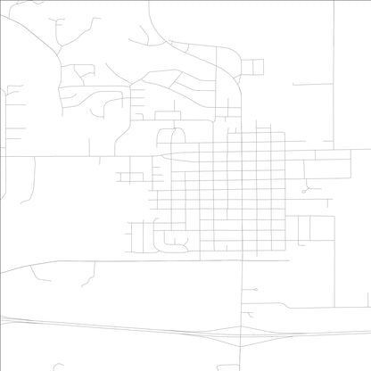 ROAD MAP OF DEWITT, LOWA BY MAPBAKES