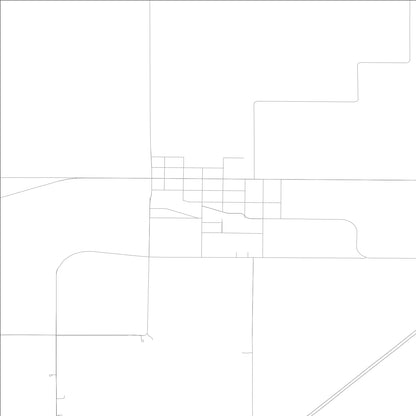 ROAD MAP OF DEXTER, LOWA BY MAPBAKES