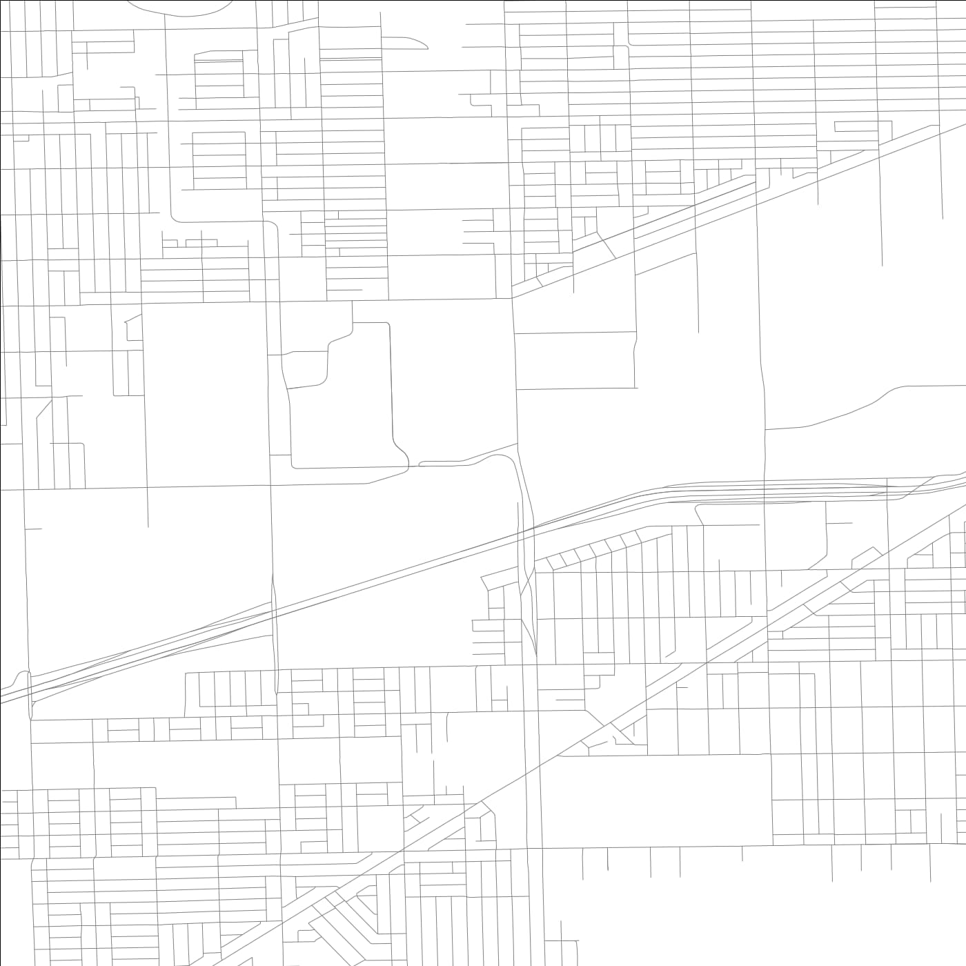 ROAD MAP OF CHICAGO, ILLINOIS BY MAPBAKES