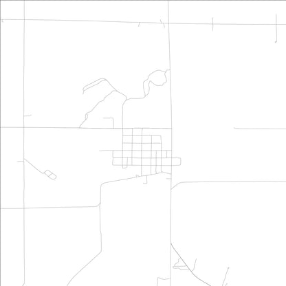 ROAD MAP OF DIAGONAL, LOWA BY MAPBAKES