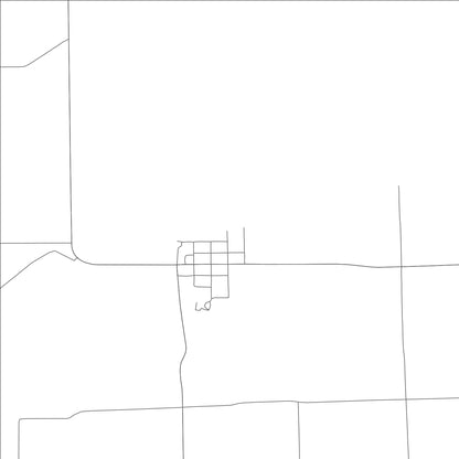 ROAD MAP OF DAWN, MISSOURI BY MAPBAKES