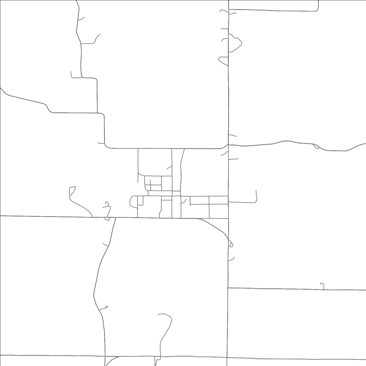 ROAD MAP OF DE KALB, MISSOURI BY MAPBAKES